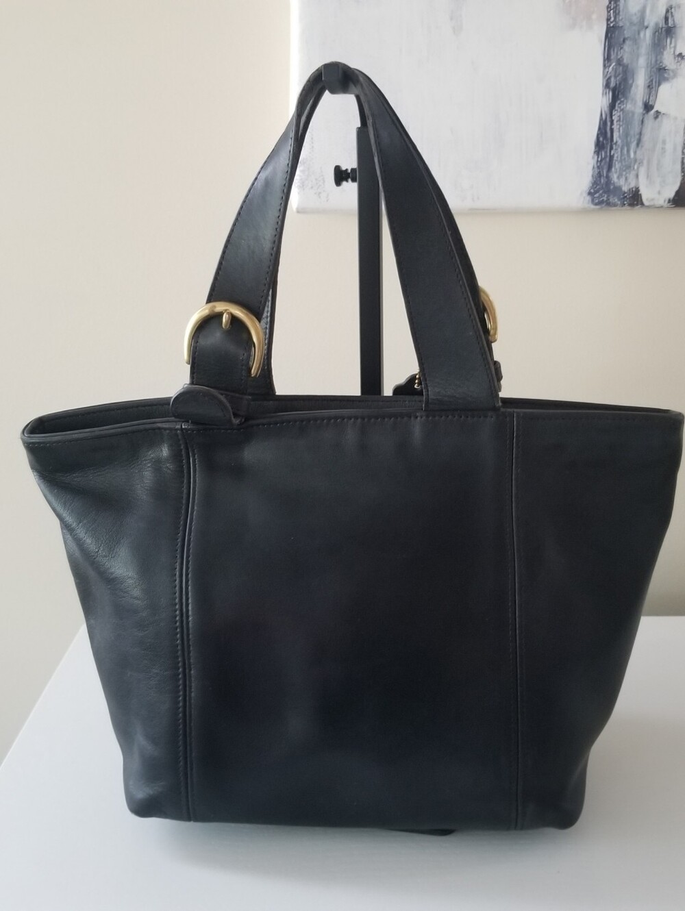 Coach Waverly Vintage Tote Bag Satchel Zip Top - Picture 3 of 16